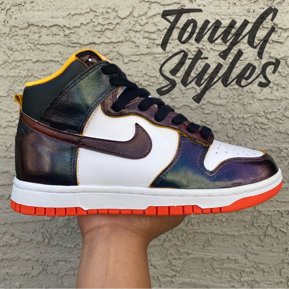 🟣NEW🟠 CUSTOM WMNS NIKE DUNK HI